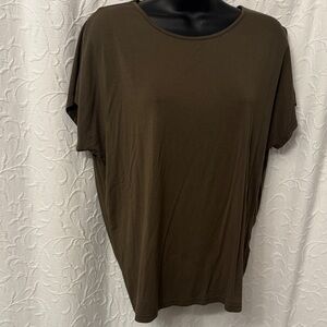 Unbranded Green backless open back T-Shirt Size L Women’s